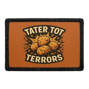 Pull Patch Tater Tot Terrors Idaho patch med velcro 76x51 mm