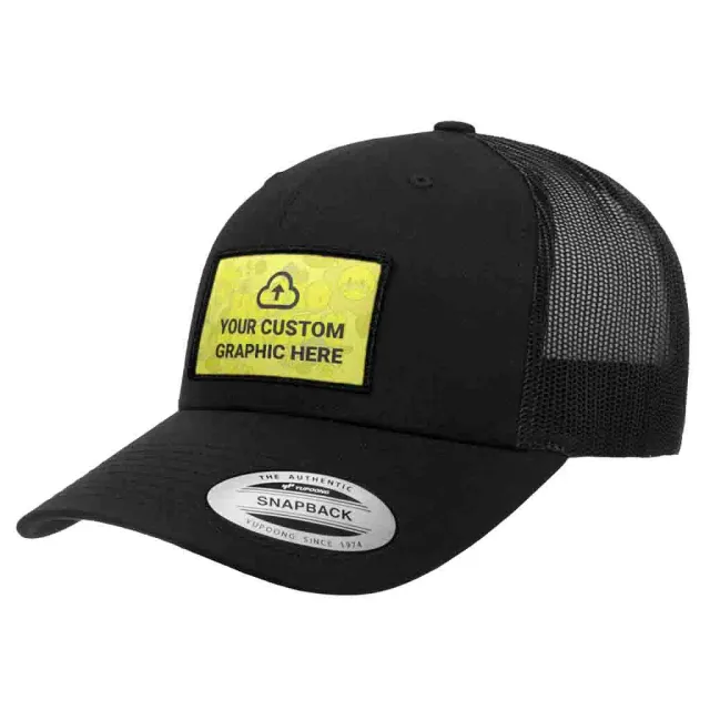Pull Patch Custom Graphic truckerhat sort + patch