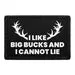 Pull Patch I Like Big Bucks lap velcro jagt