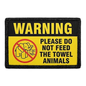 Pull Patch Towel Animals patch 3x2 velcro rejse