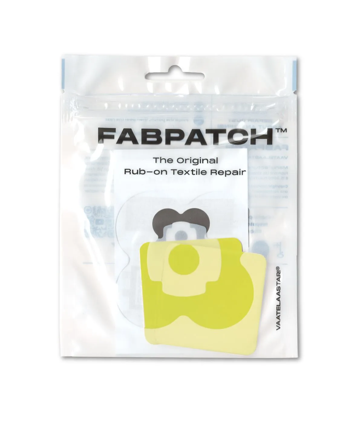 FabPatch Reflective Yellow tekstillapper firkantede 3-pak