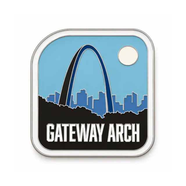 Vagabond Heart Gateway Arch pin emalje