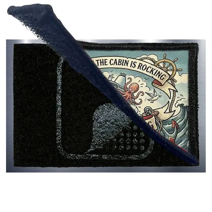 Pull Patch Cabin Rocking patch magnet 3x2