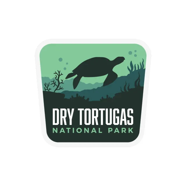 Vagabond Heart Dry Tortugas National Park klistermærke vejrbestandig