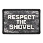 Pull Patch Respect the Shovel patch vinter sne