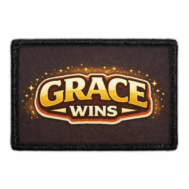 Pull Patch Grace Wins patch 3x2 velcro kristen