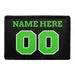 Pull Patch Customizable Jersey patch sort/grøn/hvid tekst