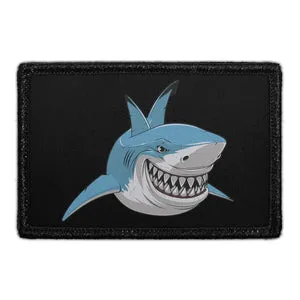Pull Patch Happy Shark patch 3x2 tommer haj
