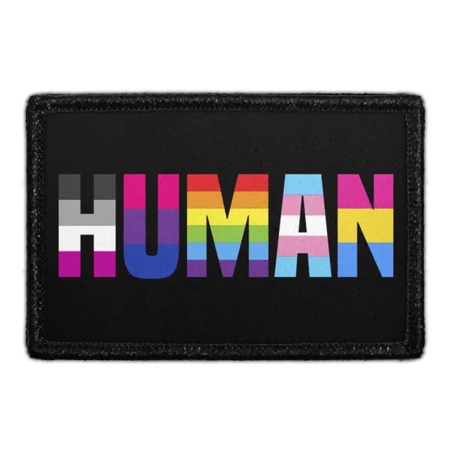 Pull Patch Human Pride patch velcro pride