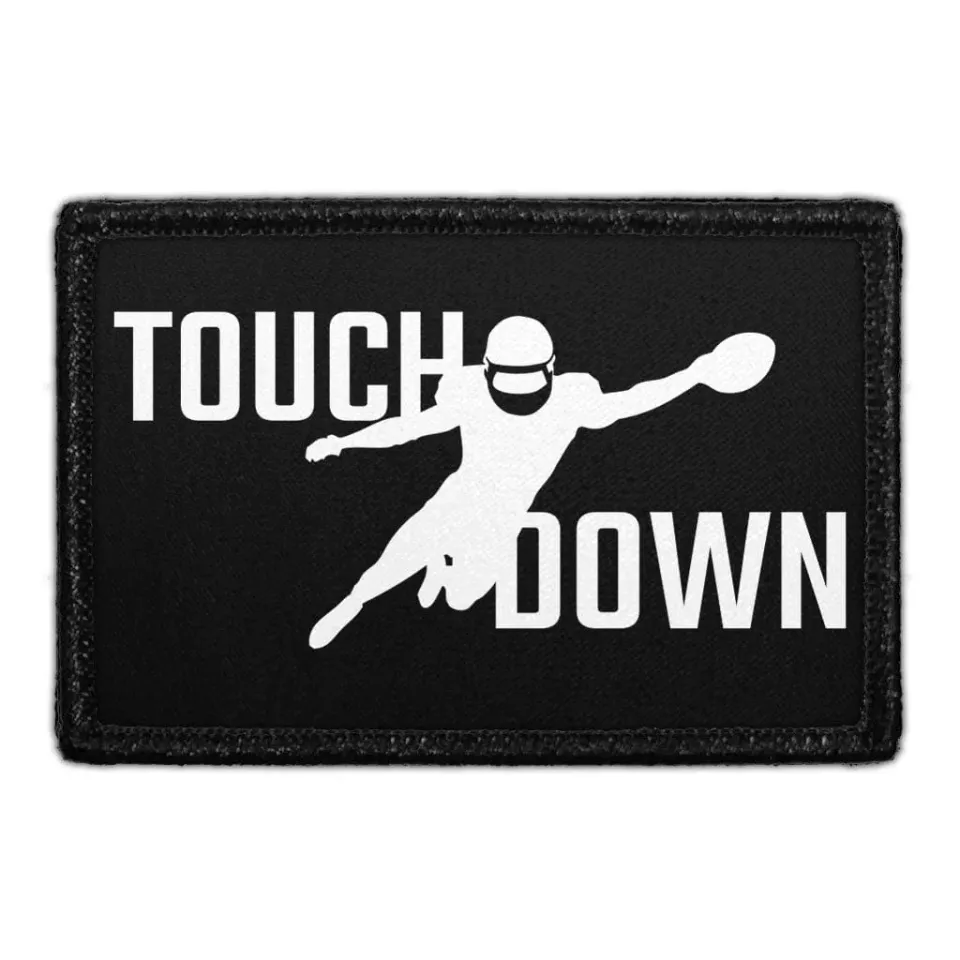 Pull Patch Touch Down Football patch 76x51 mm velcro