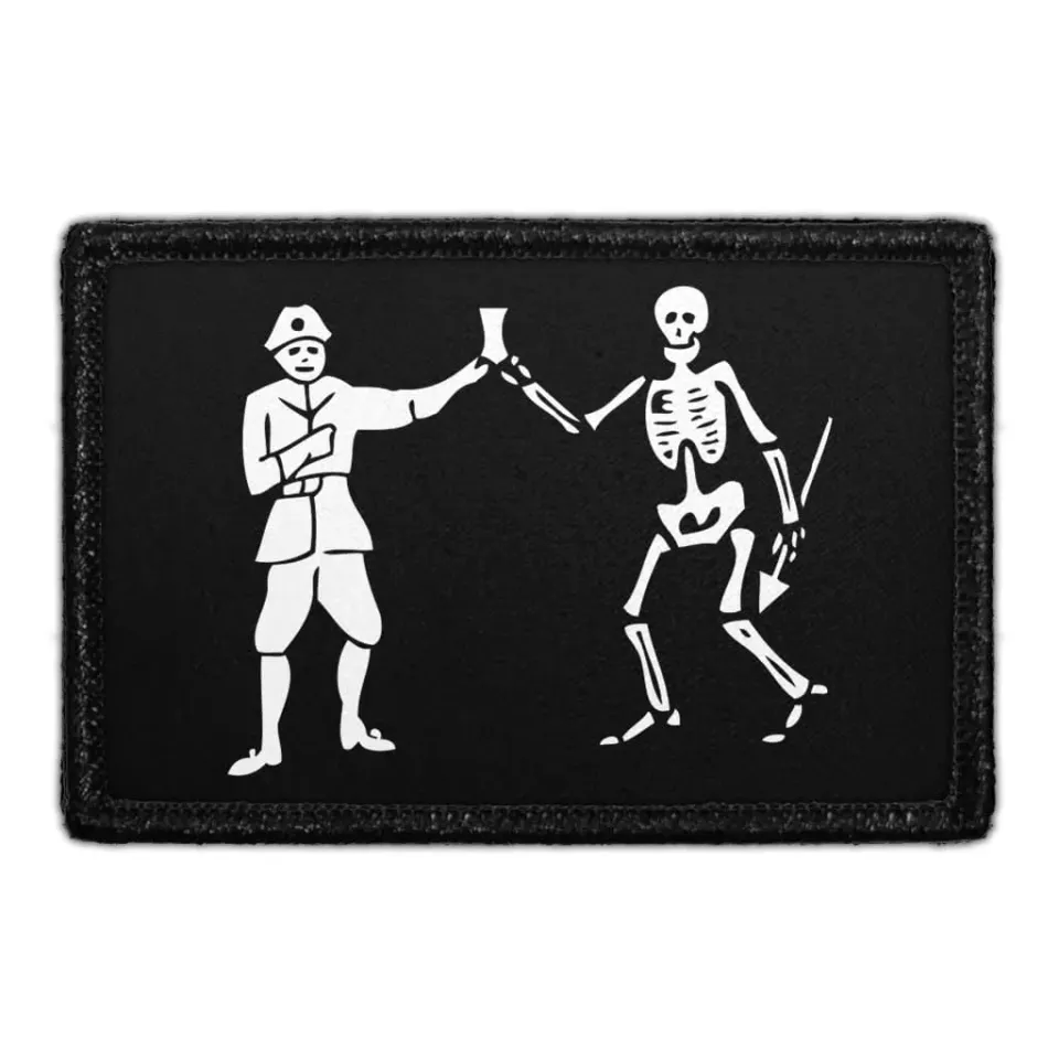 Pull Patch Bartholomew Roberts flag patch velcro
