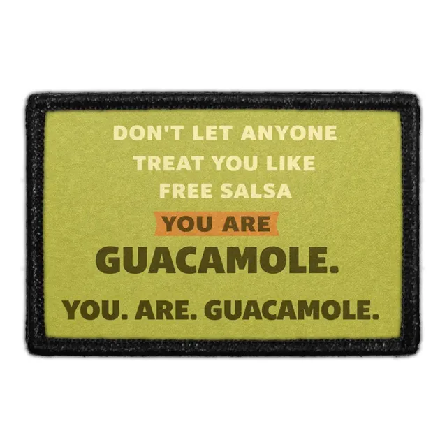 Pull Patch You Are Guacamole patch 3x2 velcro citat