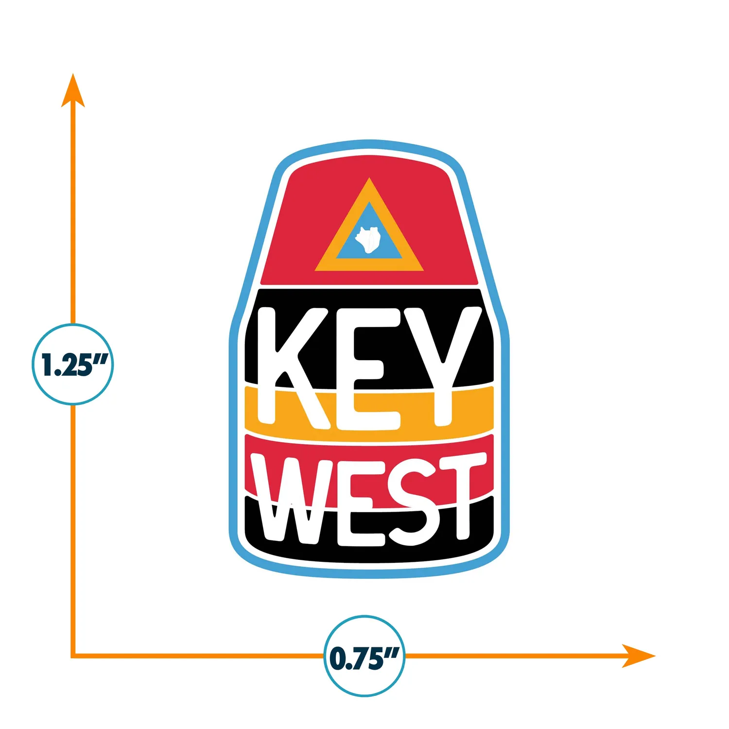Vagabond Heart Key West emaljepin bøje