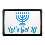 Pull Patch Lets Get Lit patch 76x51 mm velcro