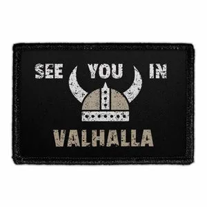 Pull Patch See You In Valhalla patch med velcro – viking