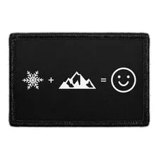 Pull Patch Snow + Mountain = Happy patch 7,6x5 cm