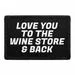 Pull Patch Love You To Wine Store Back patch 7,6x5cm vin