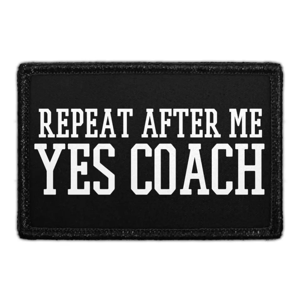 Pull Patch Yes Coach patch velcro 7,6x5 cm