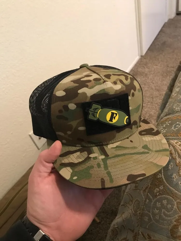 Pull Patch Multicam kasket Camo Sort snapback
