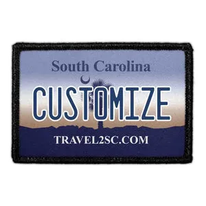 Pull Patch South Carolina License Plate patch egen tekst