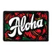 Pull Patch Aloha Red Hibiscus patch velcro
