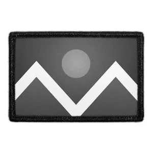 Pull Patch Denver City Flag patch 3x2 sort-hvid