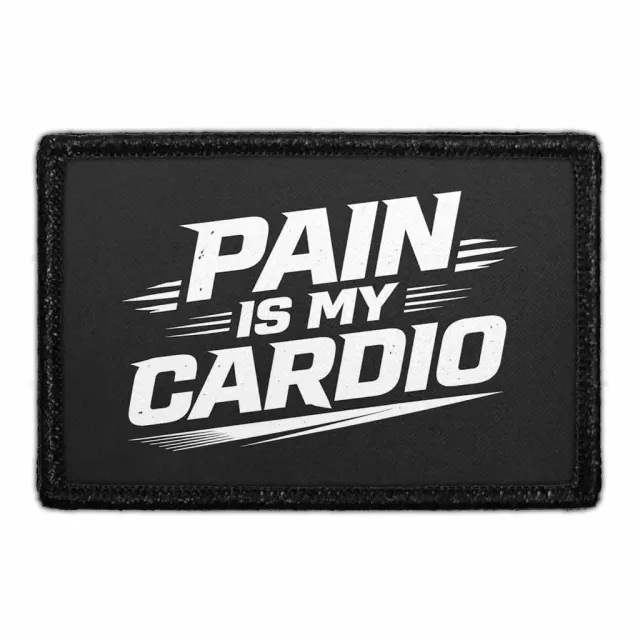 Pull Patch Pain Is My Cardio patch 3x2 sjov