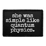Pull Patch Simple Like Quantum Physics patch 1 stk