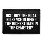 Pull Patch Just Buy The Boat patch velcro 76x51
