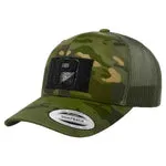 Pull Patch Multicam Trucker kasket tropical camo/grøn