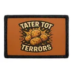 Pull Patch Tater Tot Terrors Idaho patch med velcro 76x51 mm