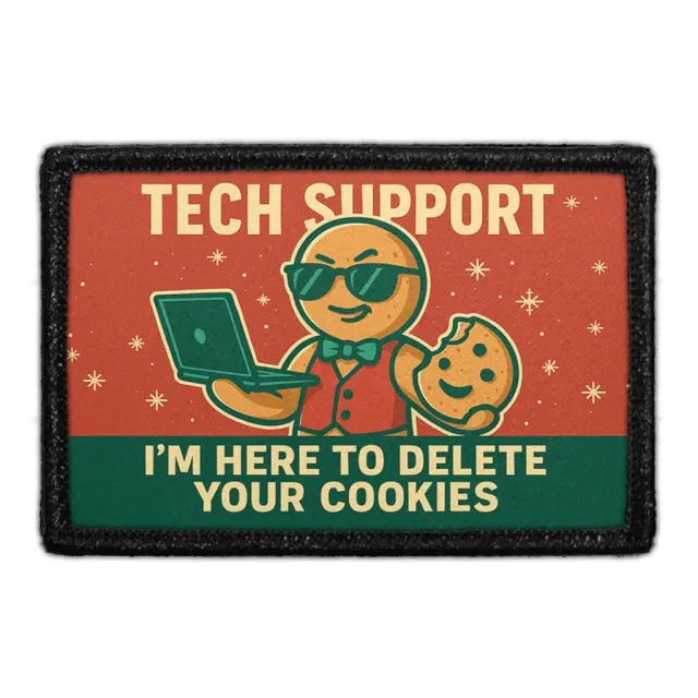Pull Patch Tech Support Cookies patch med velcro