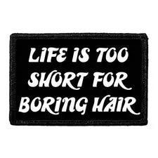 Pull Patch Life Is Too Short For Boring Hair patch velcro
