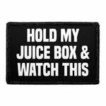 Pull Patch Hold My Juice Box patch med velcro 76 mm