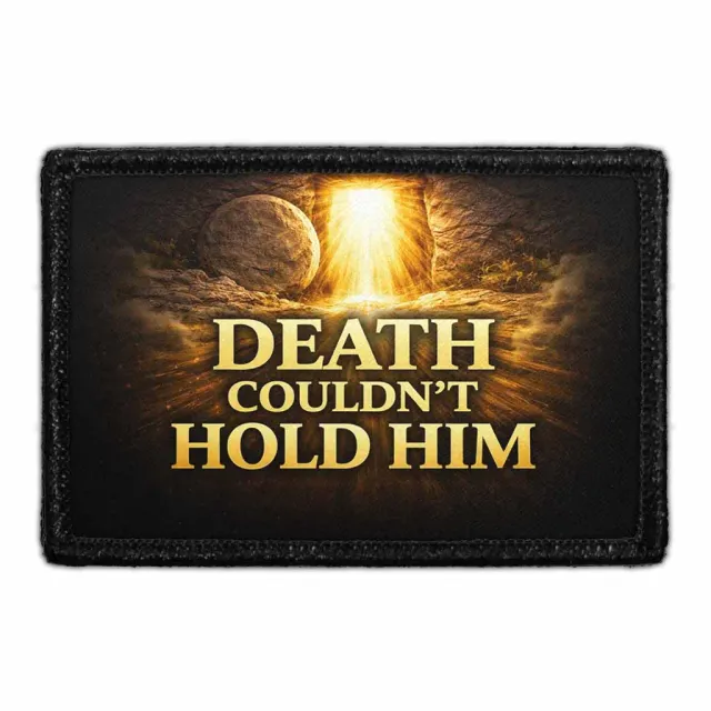 Pull Patch Death Couldn't Hold Him patch 7,6x5 cm tro