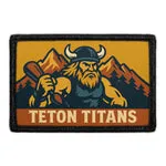 Pull Patch Teton Titans patch med velcro