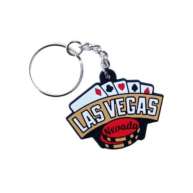 Vagabond Heart Las Vegas nøglering broderet