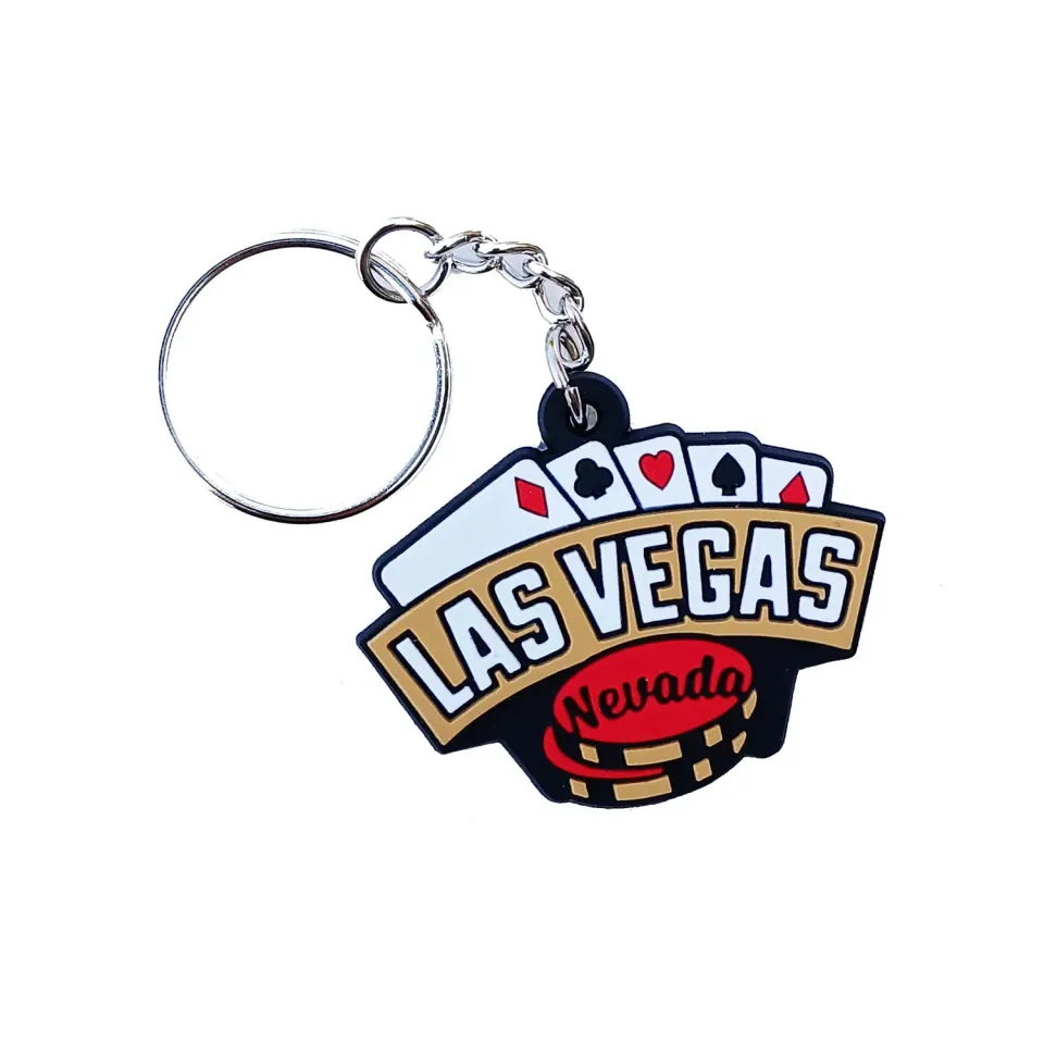 Vagabond Heart Las Vegas nøglering broderet
