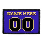 Pull Patch Customizable Jersey Purple Gold patch lilla