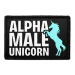 Pull Patch Alpha Male Unicorn patch 3x2 enhjørning