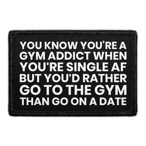 Pull Patch Gym Addict patch velcro 7,6x5 cm