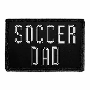 Pull Patch Soccer Dad patch velcro far 7,6x5 cm