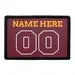 Pull Patch Customizable Jersey patch guld rød hvid velcro