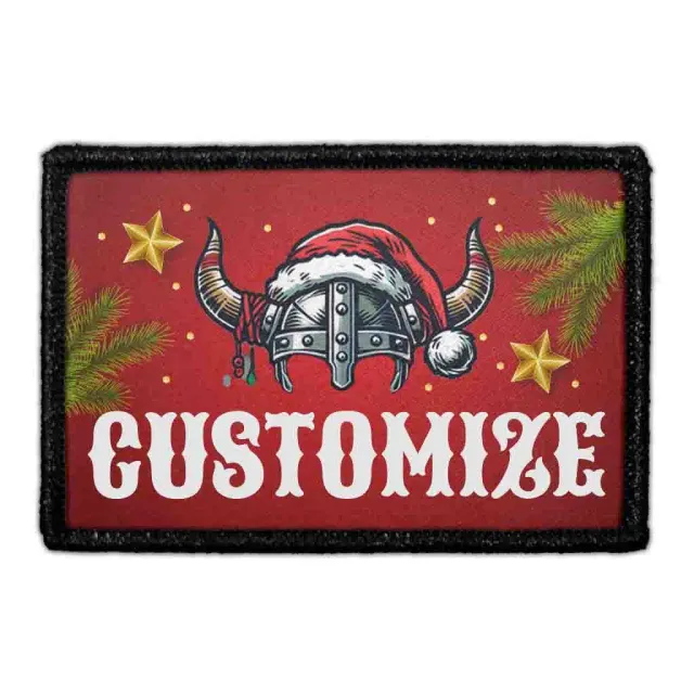 Pull Patch Christmas Viking patch med egen tekst