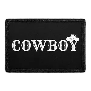 Pull Patch Cowboy Hat patch med velcro 76 mm