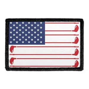 Pull Patch US Flag Golf patch 76x51 mm flag