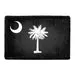 Pull Patch South Carolina State Flag patch sort hvid