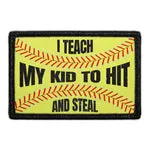 Pull Patch I Teach My Kid patch softball
