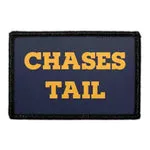 Pull Patch Chases Tail patch 3x2 hvalp