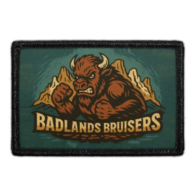 Pull Patch Badlands Bruisers patch med velcro 76 mm